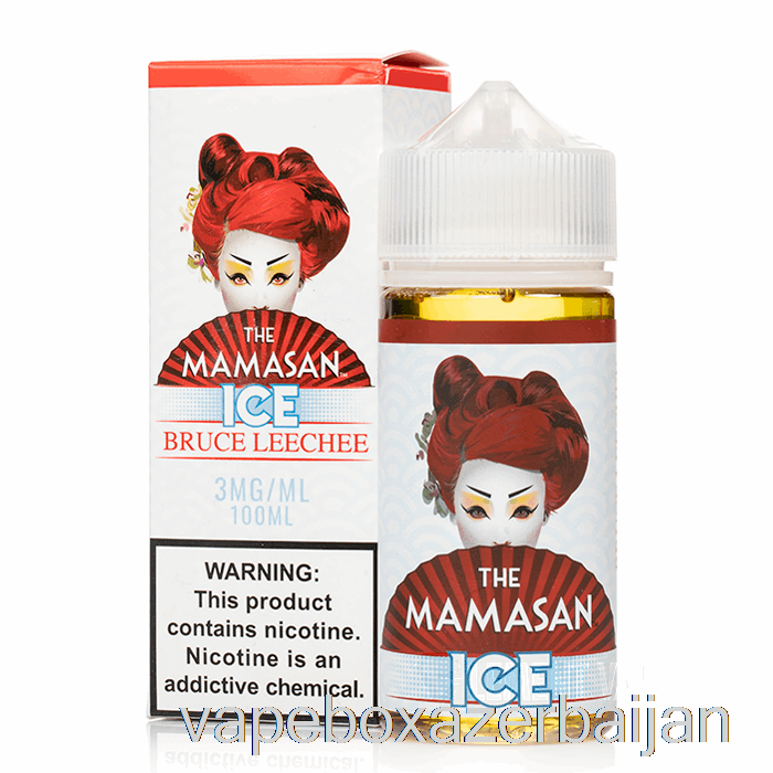 Vape Baku ICE Bruce Leechee - The Mamasan E-Liquid - 100mL 0mg
